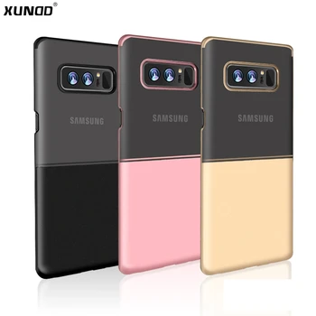 

XUNDD Brand for Samsung Note 8 Case Note8 Luxury Half Transparent Clear PC+ Plating Case for Samsung galaxy Note8 Case Cover