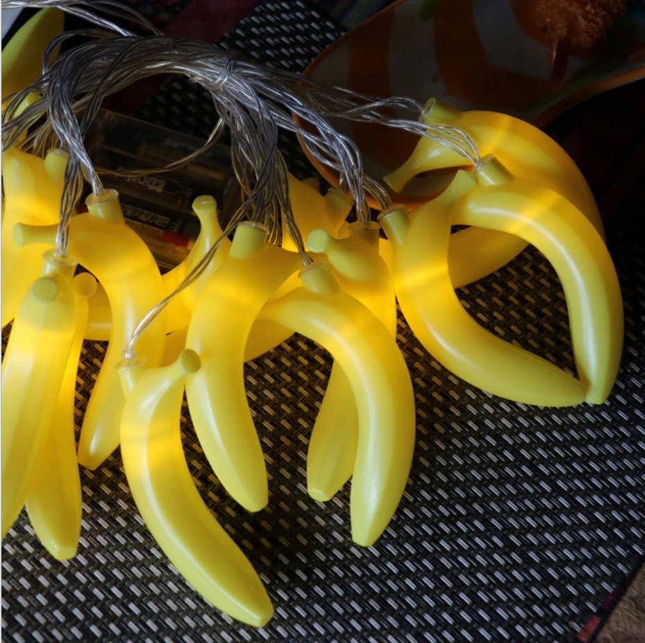 YINGTOUMAN Banana 3 м 20LED батарея Рождественская гирлянда светодиодная Рождественские