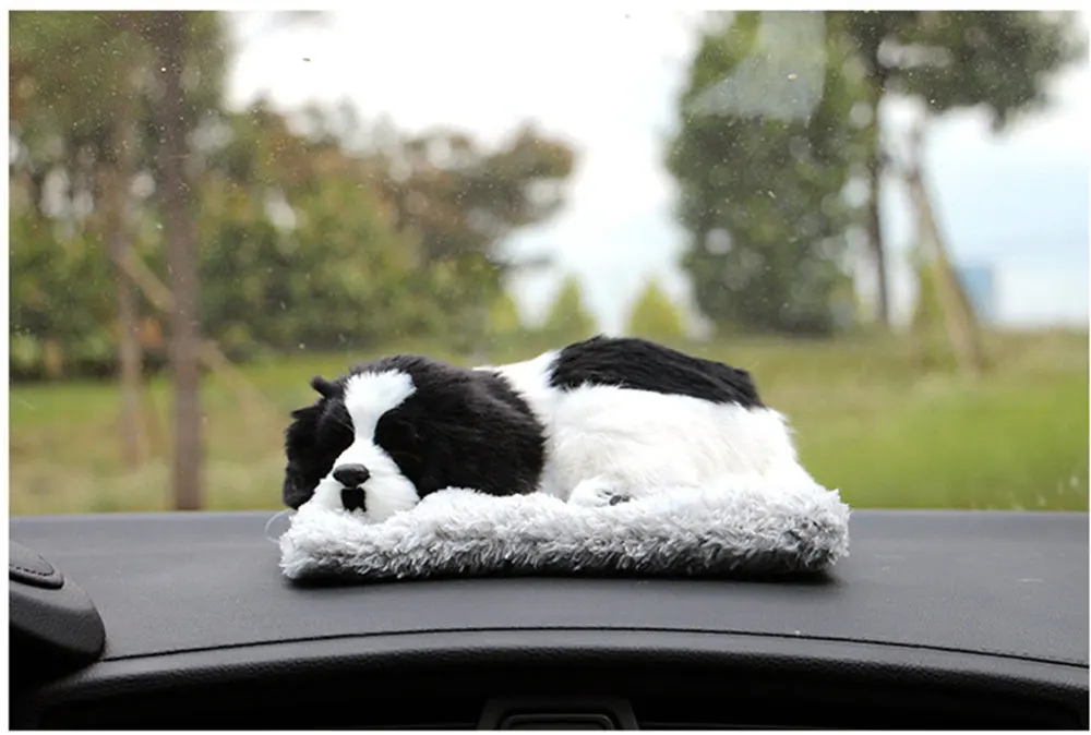 Милая машина украшение собака с воздухоочистителем бамбуковый уголь мешок яркий Кот для дома офиса автомобиля Стайлинг авто аксессуары украшения - Название цвета: Shepherd Dog