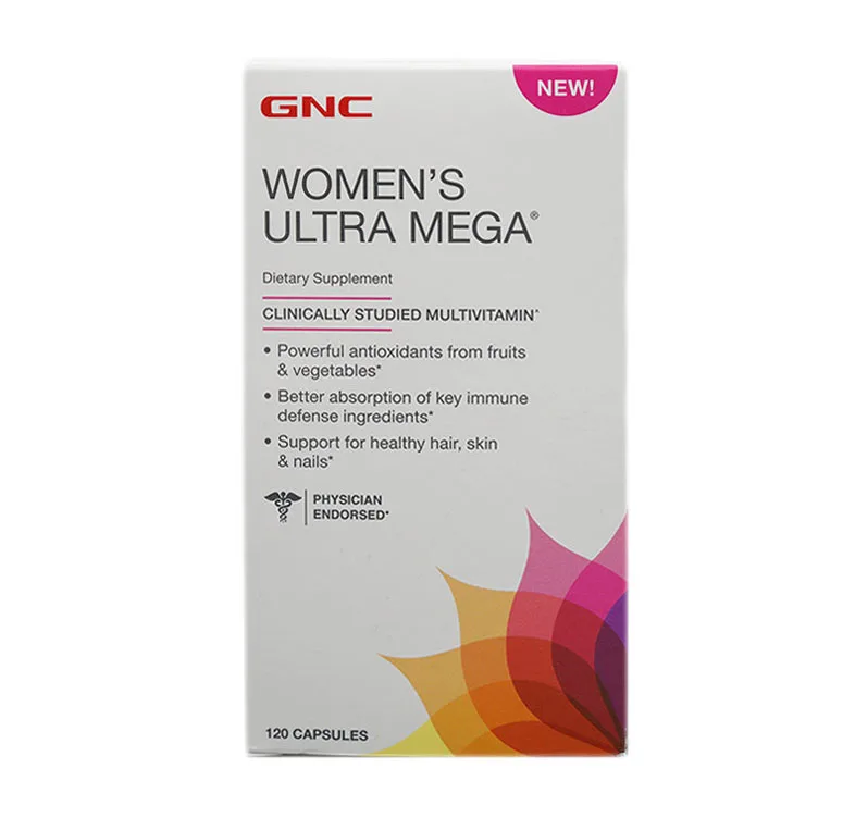 free shipping GNC Women's Ultra Mega 180 Caplets vitamin D3 for breast and bone health gnc women s ultra mega active without iron 90 caplets free shipping u s a original imported