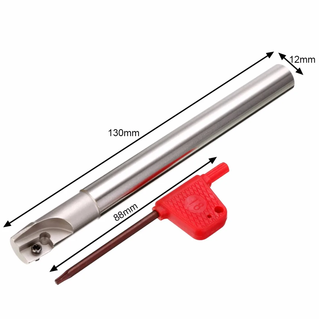 

1pc 300R C12-13 x 130-1T Tool Holder Boring Bar with T8 Wrench For APMT1135PDER Inserts For Lathe Turning Tool