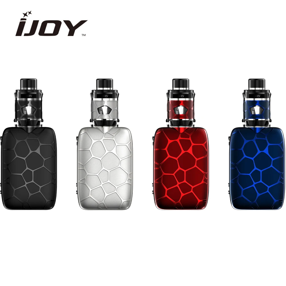 

Original Ijoy Electronic Cigarette Kit 162W MYSTIQUE BOX MOD with SUBOHM TANK 26mm Atomizer NI/TI/SS temperature control