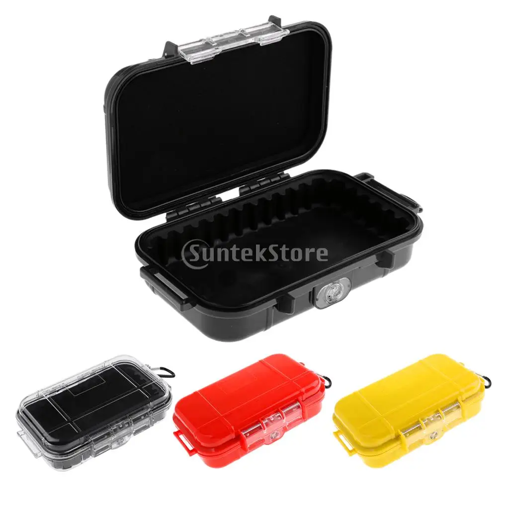 

Outdoor Shockproof Survival Waterproof Storage Case Carry Box Container with Carabiner