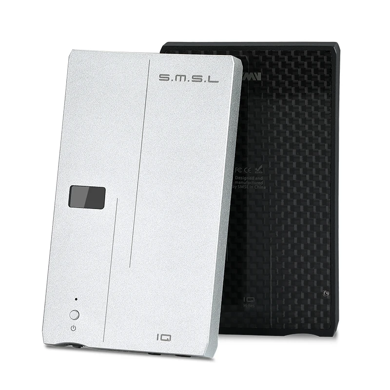 

Amplifiers 2018 SMSL IQ HI-RES Portable Headphone Amplifier USB DAC Decoder DSD512 PCM 768kHZ Chargeable with Built in Battery