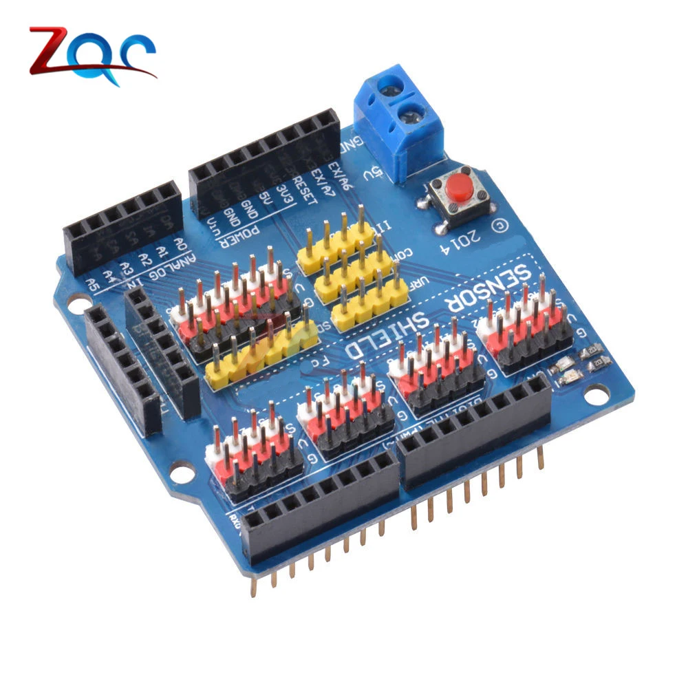 Плата расширения V5 Для Arduino UNO R3 V5.0 щит для электронного модуля плата V5|Детали и