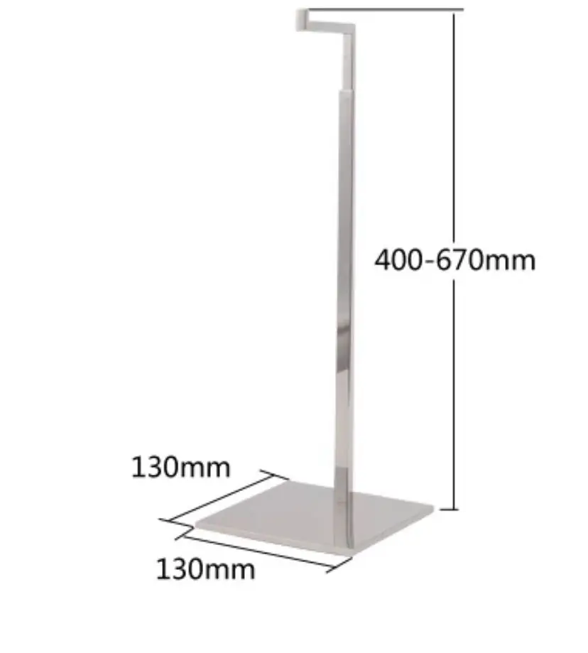 7-shape форме, благодаря чему создается ощущение невесомости с зеркальный жетский чехол стойки вешалки Нержавеющая сталь сумки Дисплей держатель Регулируемый парик для украшения шелковых шарфов/кошелек/Сумки из натуральной кожи Дисплей стенд