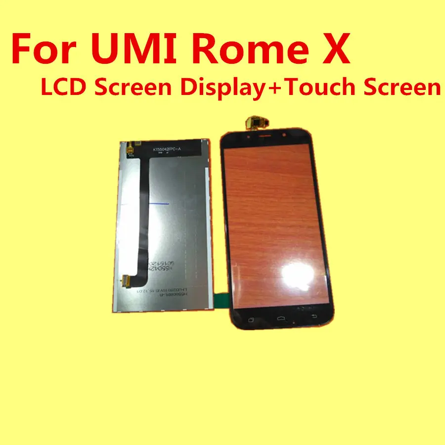 100 Original For UMI Rome X LCD Screen Display Touch Screen Replacement Accessories For UMI RomeX