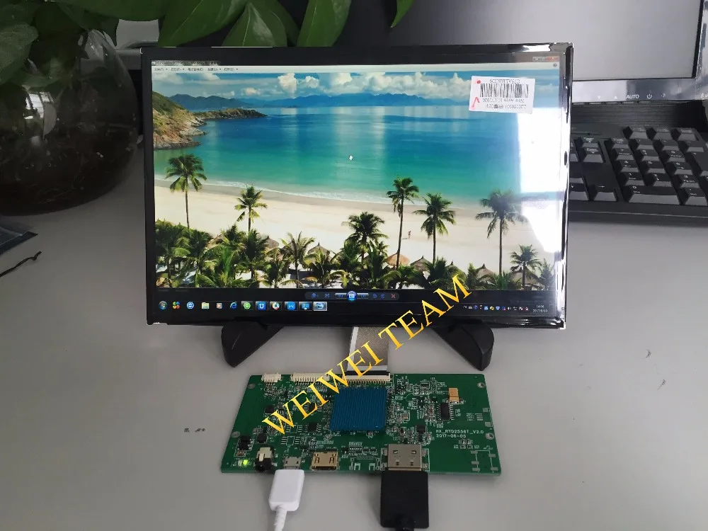 

wisecoco 10.1 inch 2K IPS LCD screen 2560*1600 panel with HDMI driver board controller board