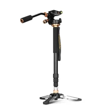 QingZhuang камера портативный профессиональный штатив алюминиевый монопод штатив и монопод подставка база с головкой для sony Nikon