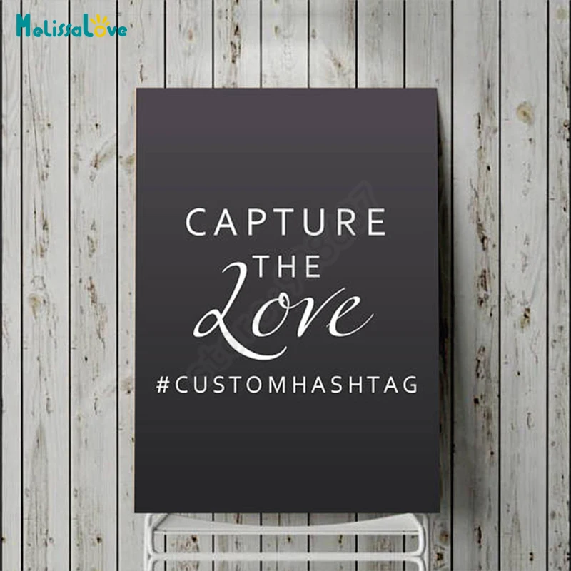 Capture The Love # Customized Стиль инстаграм новый дизайн свадебная фотография доска