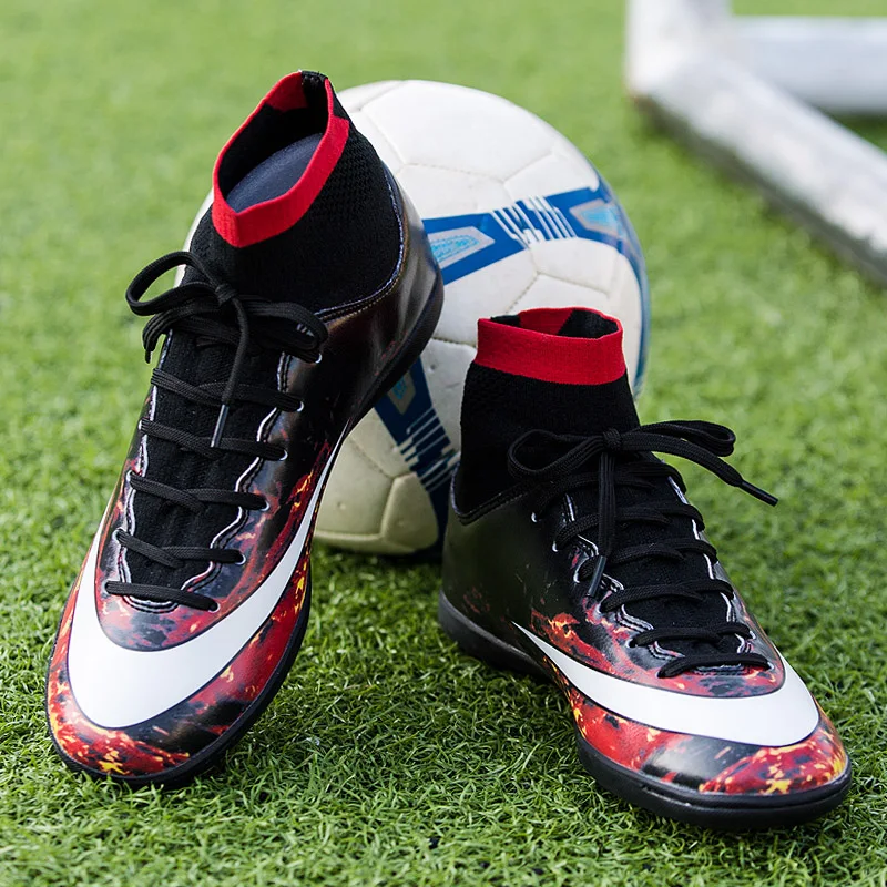 Мужские футбольные бутсы ZHENZU детские TF для мальчиков 28 35 Chaussure De Foot|Обувь футбола|