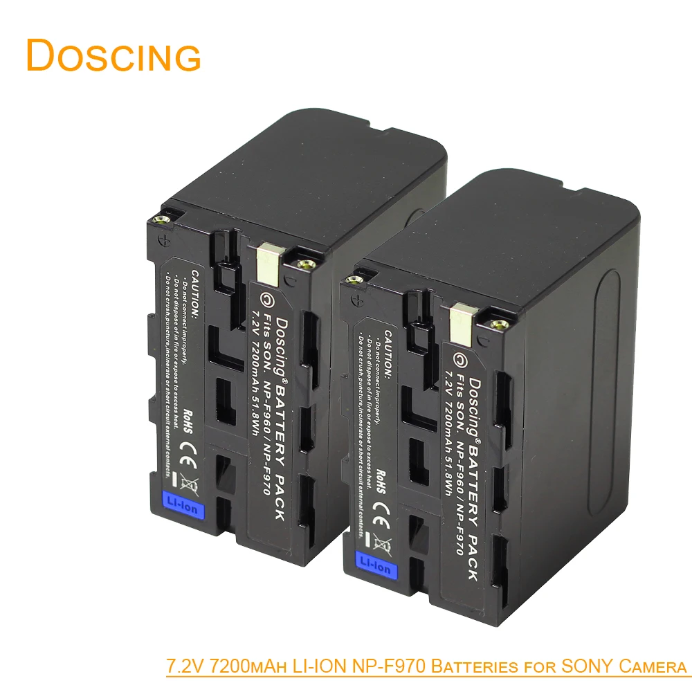 Аккумулятор для SONY MC1500C 7200 P 190P F950 MC1000C HD1000C V1C Z5C Z7C PD198P 198 мАч 2 шт. | Электроника