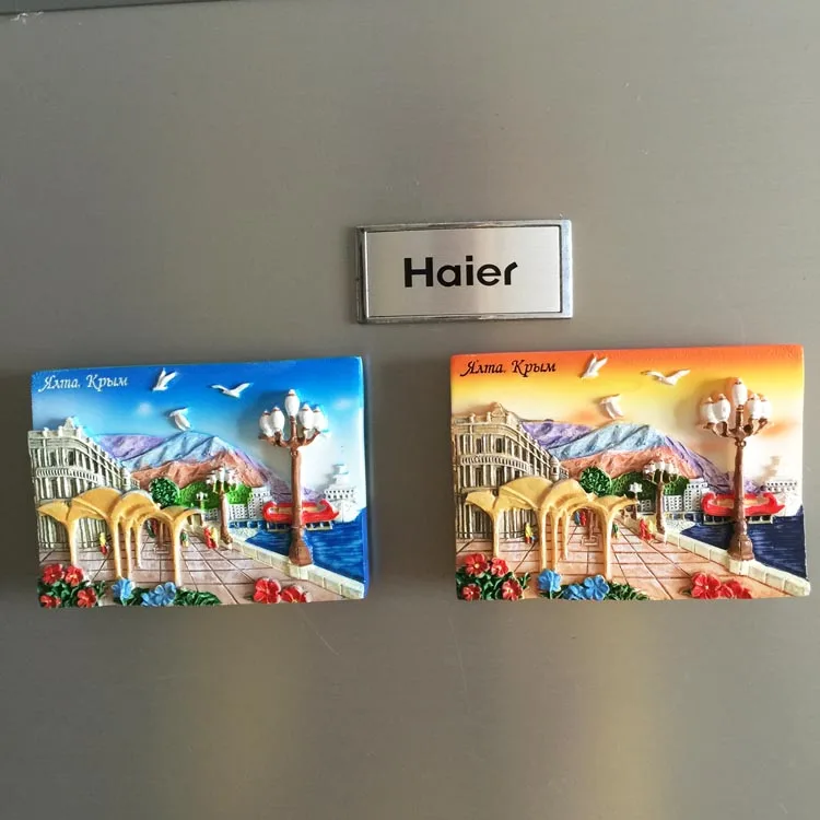 

Russia Tourism Souvenir Fridge posted Crimea tourism collection magnetic stickers