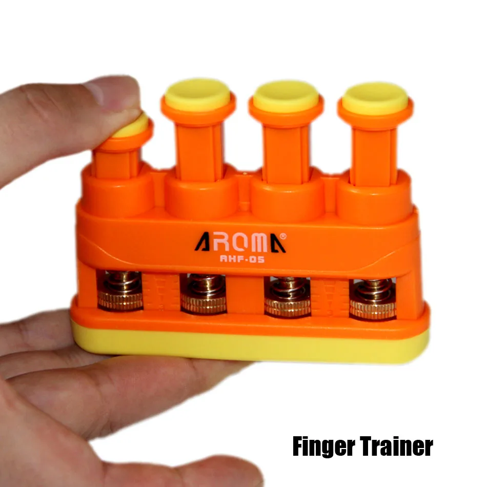Aroma RHF-05 Guitar Bass Piano Finger Workout Gym Exerciser Medium Tension Hand Grip Trainer Power Gripper