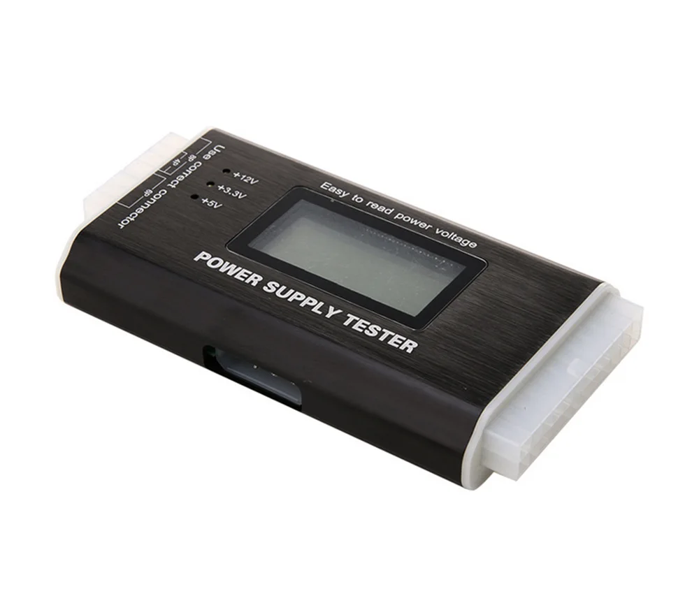 Цифровой ЖК дисплея компьютера Тестер питания 20/24 Pin 4 PSU SATA HDD atx, BTX ITX SATA набор для тестирования видеосигнала для ПК питания