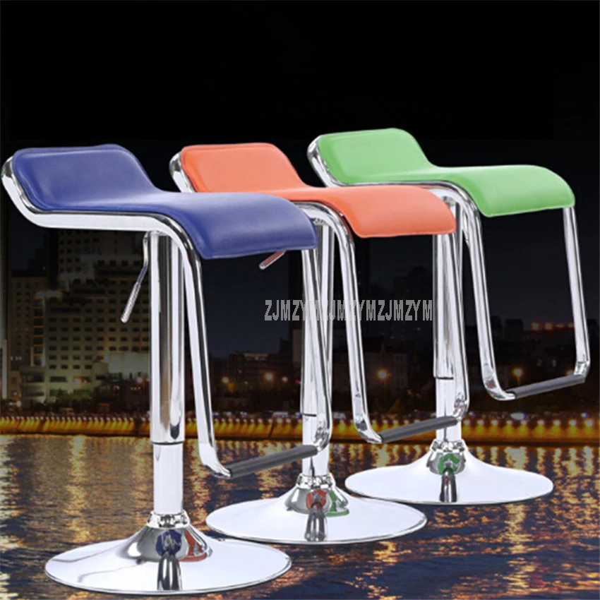 Lifting Swivel Bar Counter Chair Rotating 56-76cm Height Adjustable Bar Chair PU Leather Soft Cushion High Footstool Barstool Lifting Swivel Bar Counter Chair Rotating 56-76cm Height Adjustable Bar Chair PU Leather Soft Cushion High Footstool Barstool
