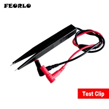 FEORLO SMD чип компонент LCR инструмент для тестирования мультиметр тестер метр ручка зонд свинцовый Пинцет инструмент для тестирования Наконечник иглы