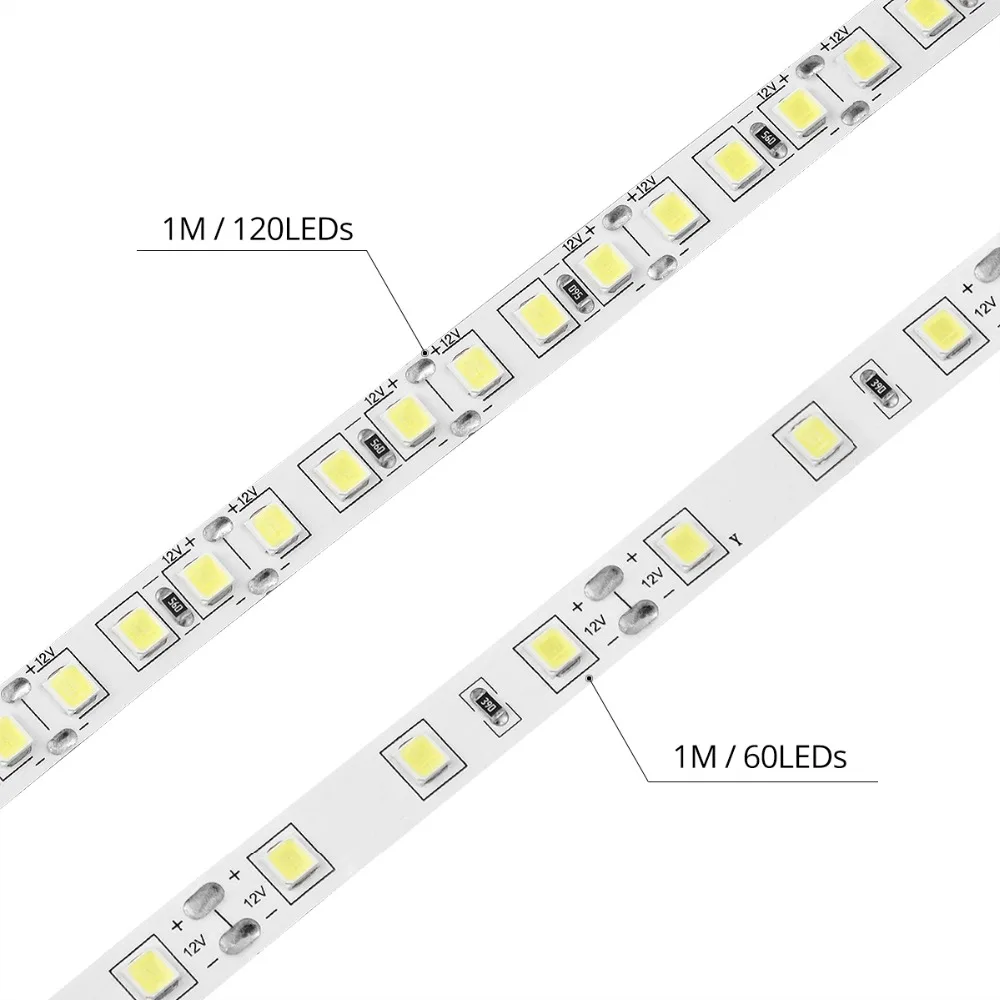 Сверхъяркая Светодиодная лента SMD4040 светодиодная подсветка под шкаф 12 В с