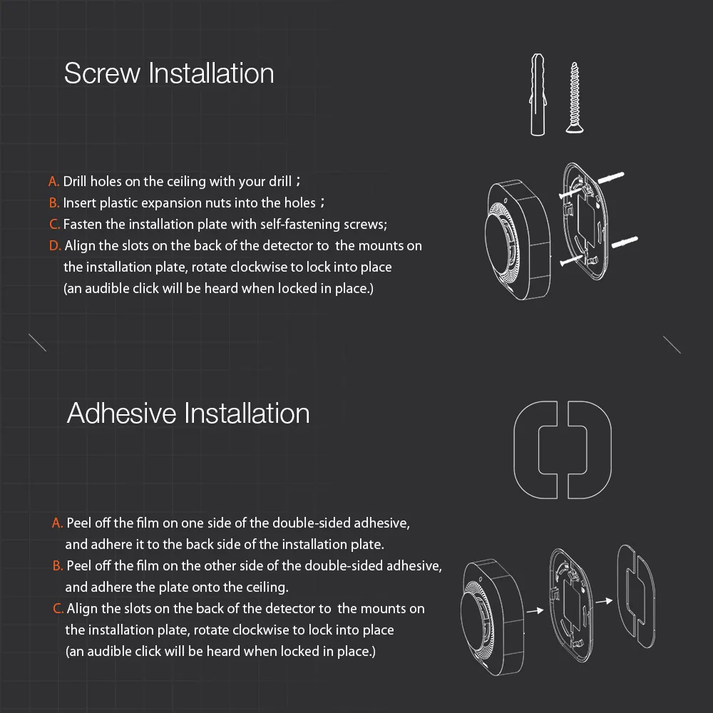 DIGOO DG-SA01 Fire Alarm Detector Independent Photoelectric Smoke Sensor Remote Alert Work with HOSA HAMA