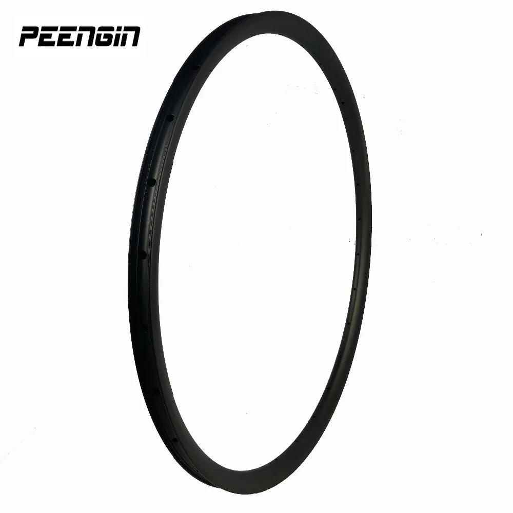 27.5er (650B) discos de frenos bicicleta mtb MTB carbono cubierta de rueda de bicicleta 27mm ancho 23mm profundidad sin compatible XC