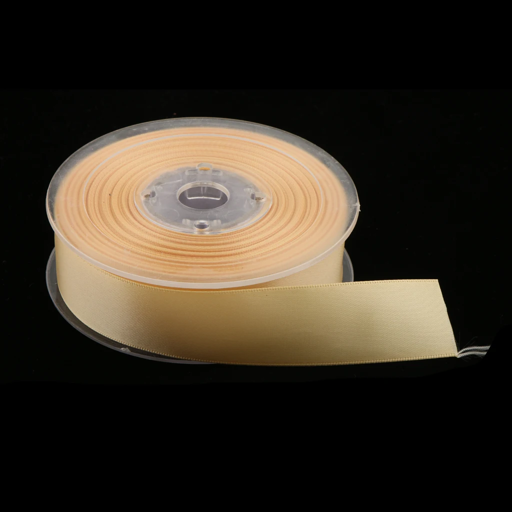 20 Meters Double Sided Polyester Satin Ribbon for Wedding Party Gift Wrapping Craft 25mm 