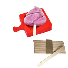 Ctdsgw000274 20 шт. мороженое палку деревянный Popsicle stick детские руки ремесел Книги по искусству мороженого на палочке торт DIY Создание забавные