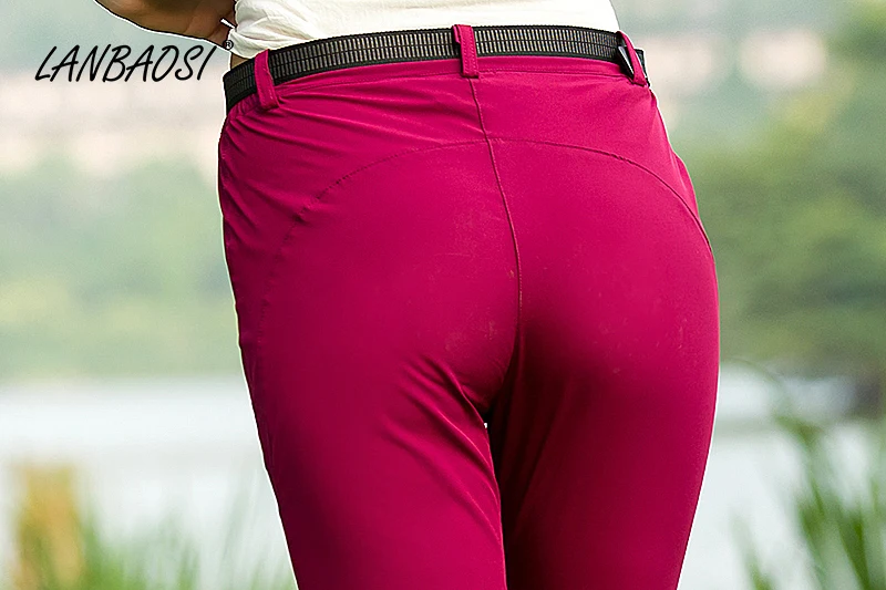 LANBAOSI viajar Pant para las mujeres/hombres estiramiento tela viento Trekking turismo amantes deportes al aire libre