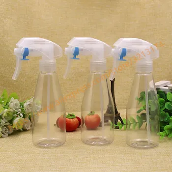 

200ml pear shaped clear PET trigger spray bottle with clear sprayer gun.watering spray bottle,toilet water refillable bott