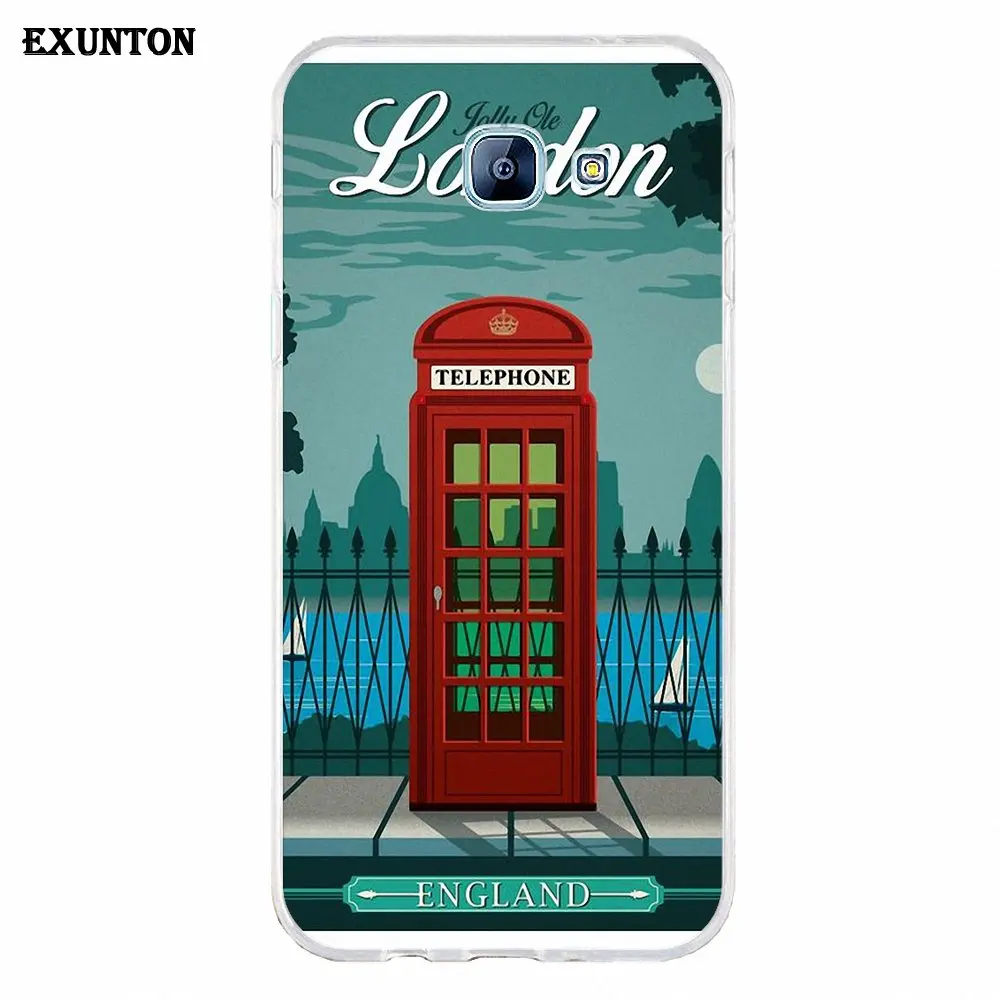 Винтажные чехлы из ТПУ в лондонском стиле для телефонов Huawei Honor Mate 7 7A 8 9 10 20 V8 V9 V10 G