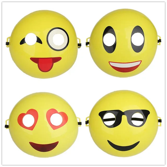 Acheter 2 pcs Emoji masque drôle masque pour enfant