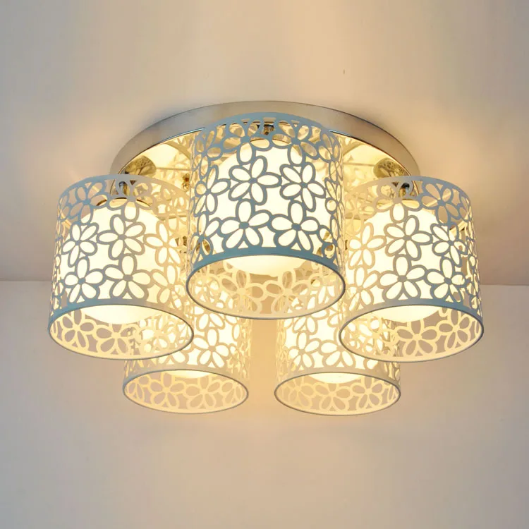 

A1 LED crystal ceiling lamp living room lamp round bedroom lighting dining room dining room three lamps