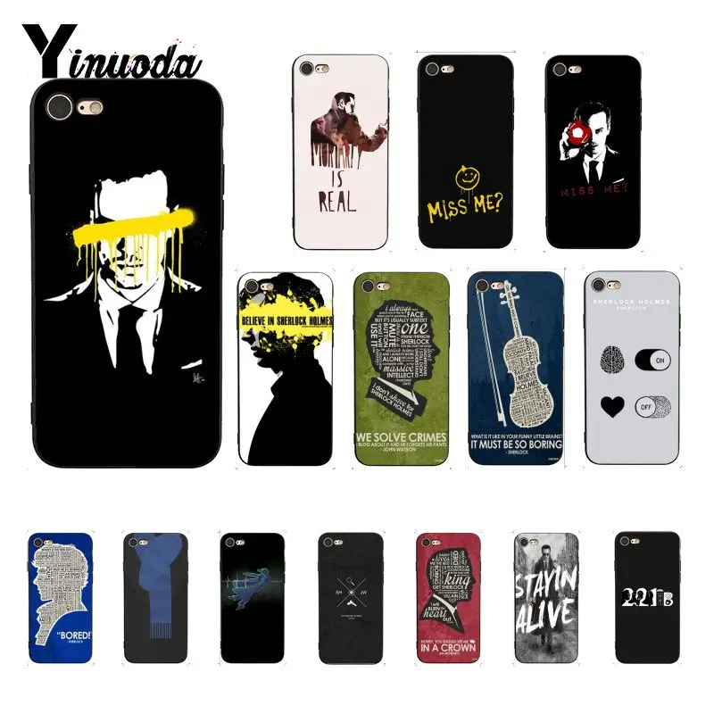 Yinuoda Шерлок Moriartee 221B роскошный уникальный дизайн PhoneCase для iPhone 5 5Sx 6 7 plus 8 8 Plus X XS MAX XR 10 Чехол