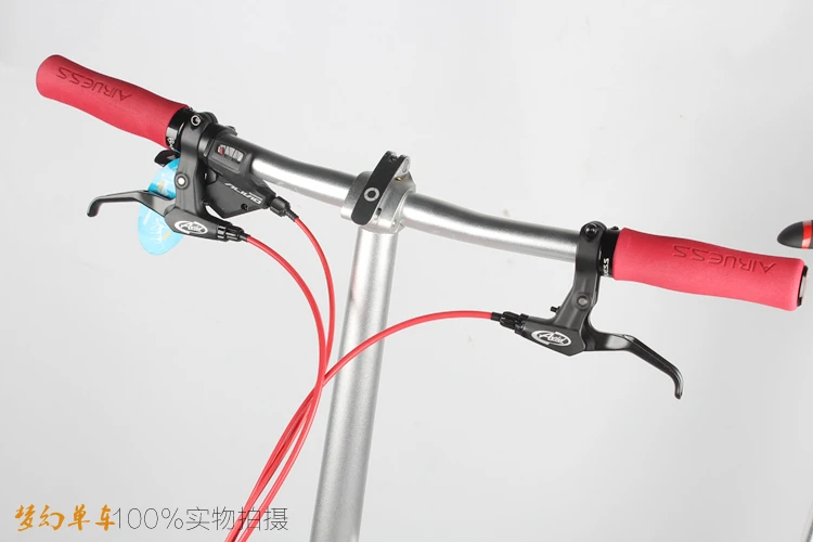 Cheap Ultra-light 9-speed chrome-molybdenum steel folding bike High quality Cost-effective bicycle Retro travel driving leisure BMX 42