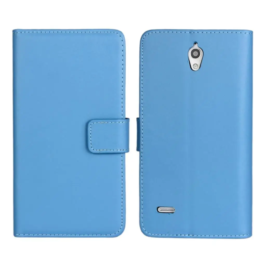 Кожаный флип-чехол премиум класса для huawei Ascend G700, Роскошный чехол-бумажник для huawei G700, держатель для карт, чехол для телефона GG - Цвет: Небесно-голубой