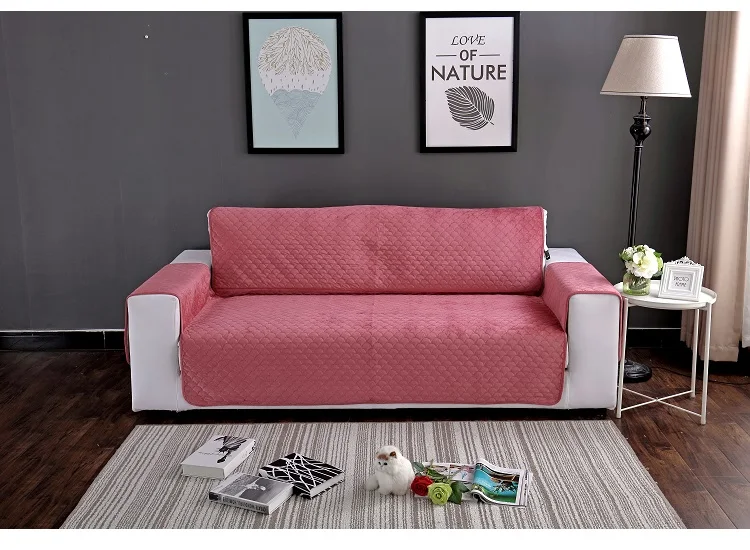 Плюшевый двусторонний стеганый диван, чехлы для дивана, кресло, кресло, диван, чехлы для собак, домашних животных, кошек, мебель, протектор, моющийся