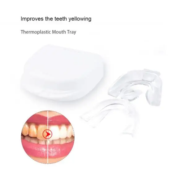 Teeth Whitening Kit Oral Irrigator Teeth Whitening Gel Thermoform Mouth Trays Whitening Teeth LED Cold Light Lamp Bleaching 5