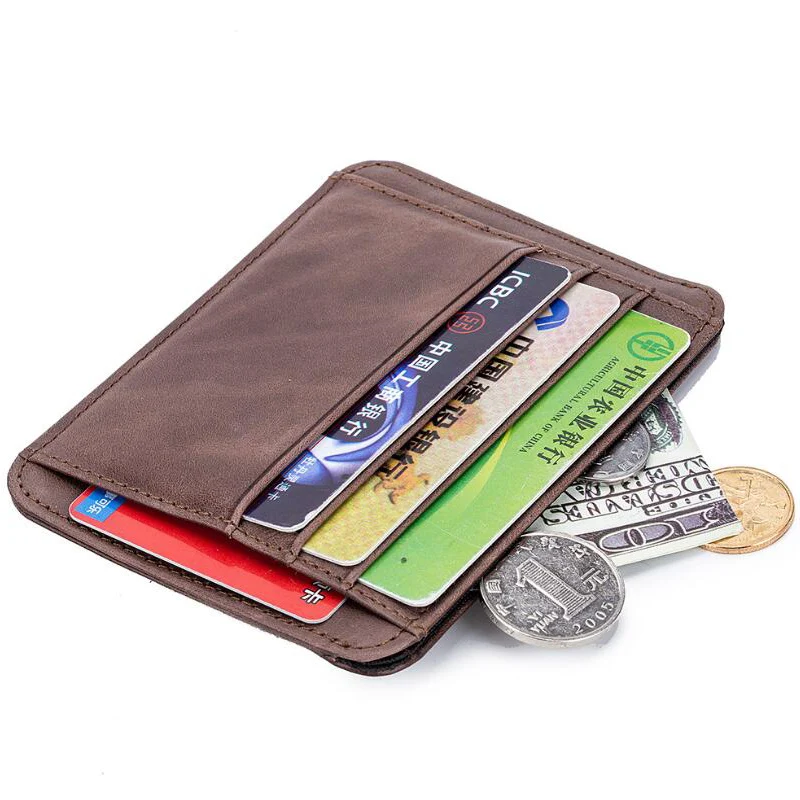 Стильный пояса из натуральной кожи бизнес держатель для карт бумажник чехол для кредитных карт ID держатели для женщин визитница портмоне