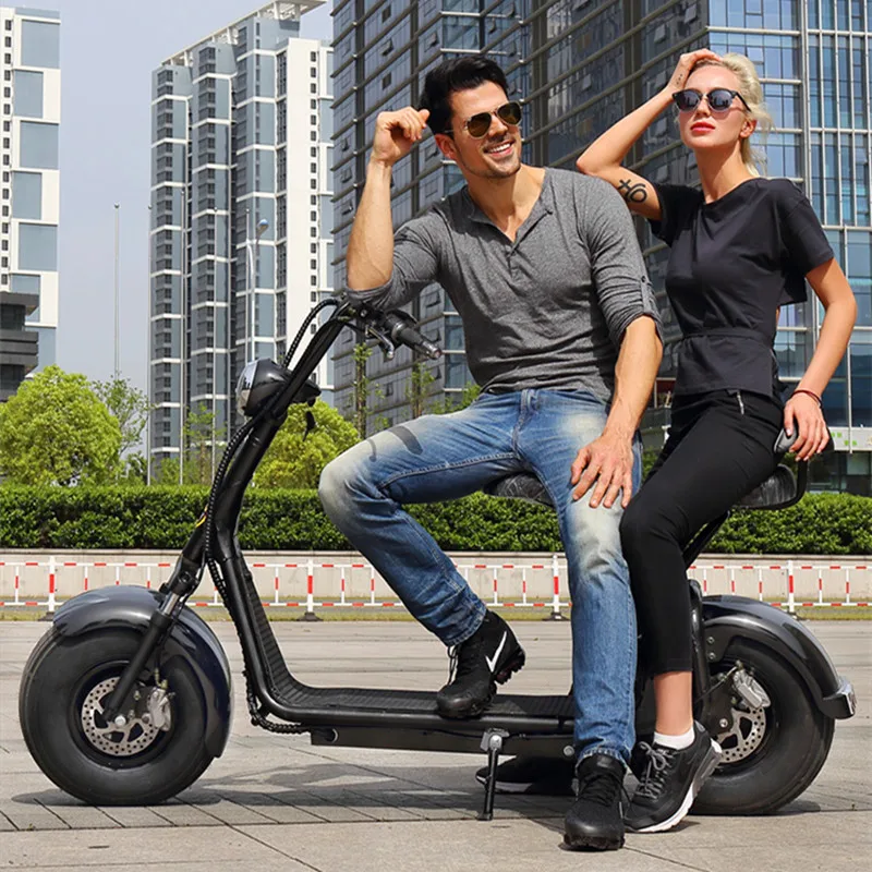 

removable battery long range china electric moped e motorcycle scooter 1000w adult big wheel e power scooter