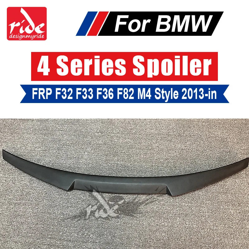 

M4 style High-quality Black FRP Rear Trunk Boot Spoiler Wing For BMW 4-SeriesF32 F33 F82 F83 428IxDrive Coupe 2-Door 2013-2018