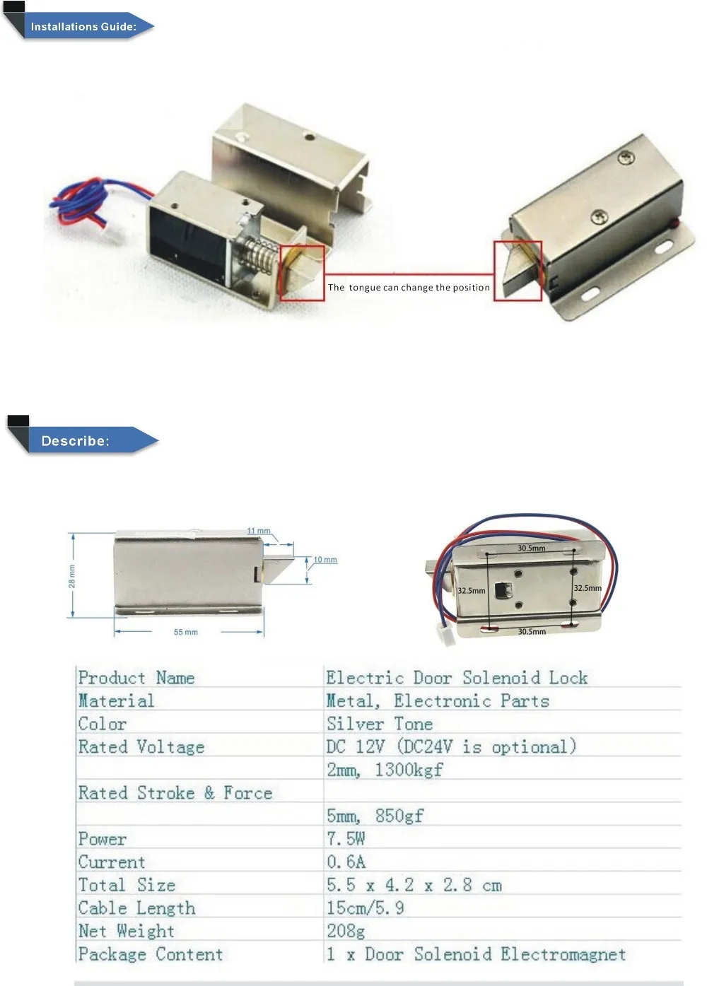 Бесплатная доставка XG-03 электронный замок двери DC24V мини электрические замки/замки для шкафов замок ящика для контроля доступа rfid