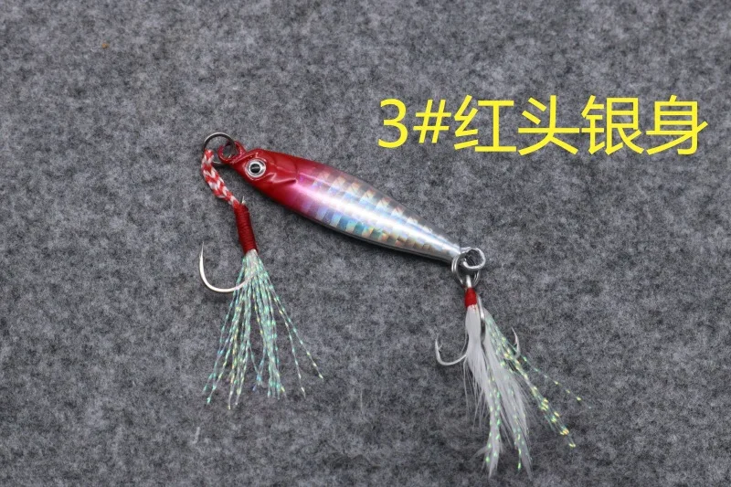 Mini Jig Slow Pitch Jigging Lure 10g 15g 20g Long Cast Metal Fishing jig Sinking Saltwater Fishing Tackle