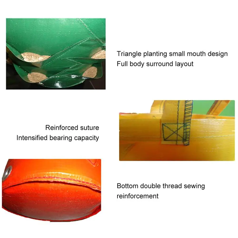 3 галлона, мешок для посадки клубники, садовый лист, воздухопроницаемые мешки для посадки растений, хорошее удержание воды, аксессуары для дома, садоводства