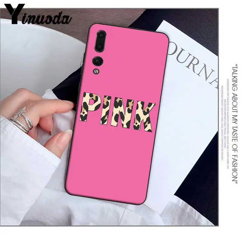 Yinuoda розовый чехол для телефона Victoria LOVE на заказ, мягкий чехол для телефона huawei P20 Pro P10 Plus P9 mate 10 Lite, чехол для мобильного телефона s - Цвет: A14