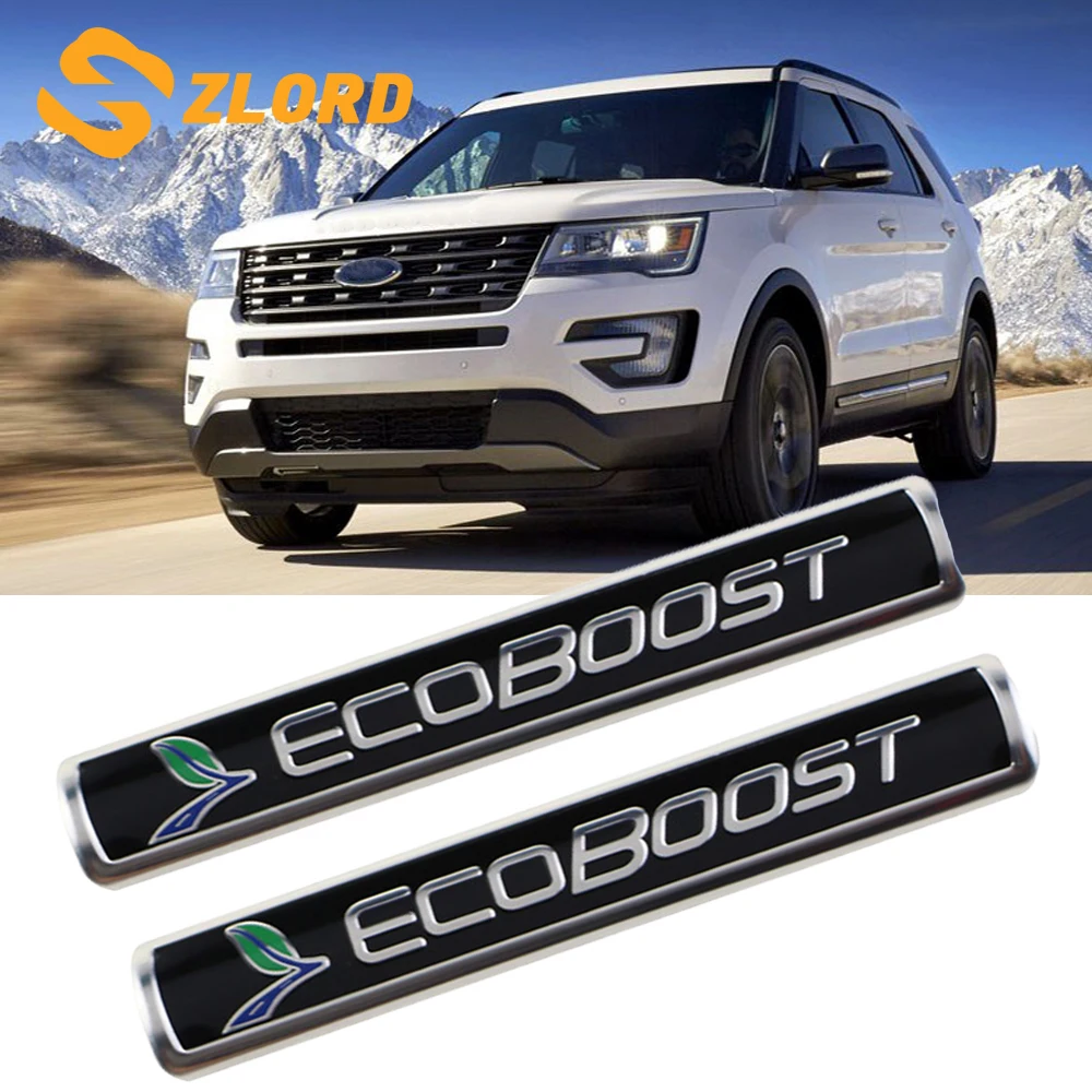 Zlord автомобильный значок с логотипом Ecoboost спортивный 3d-стикер для Ford Focus 2 3 4 Fiesta Kuga