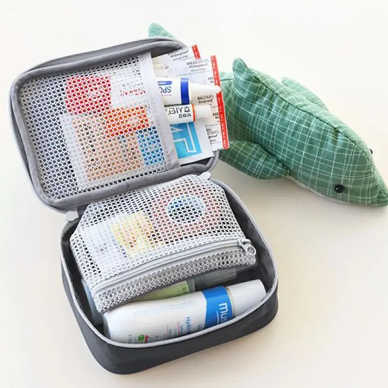 Открытый мини-набор для первой помощи, сумка для путешествий, портативная медицинская посылка, набор для экстренной помощи, сумка для хранения лекарств, небольшой Органайзер