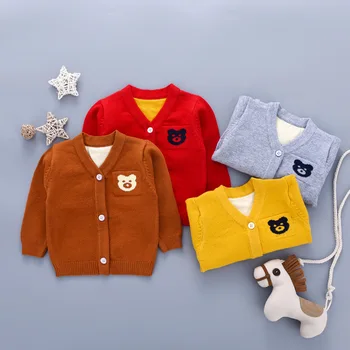 

cotton infant sweaters cardigan new born baby jackets tops children's clothing