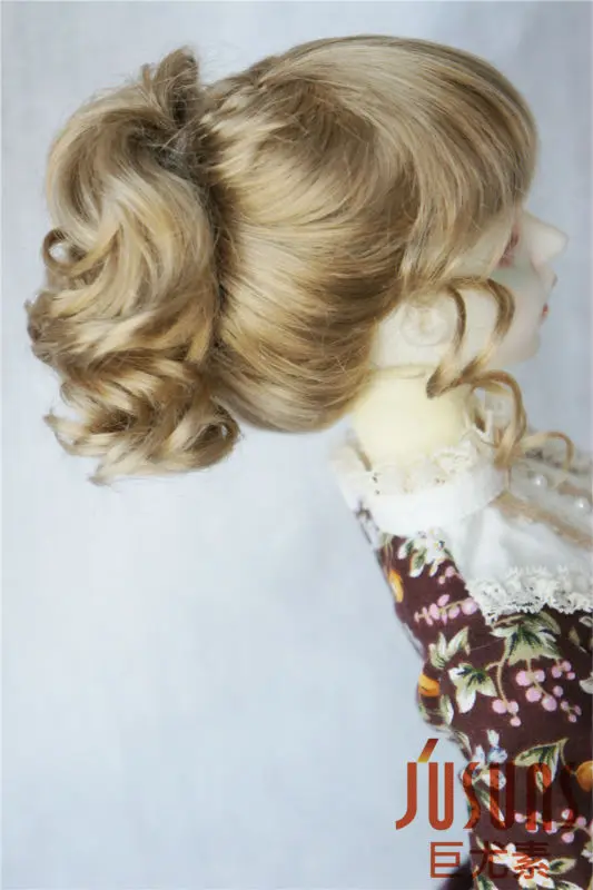 JD261 1/3 SD синтетический, мохеровый, для куклы парики Updo стиль BJD волосы