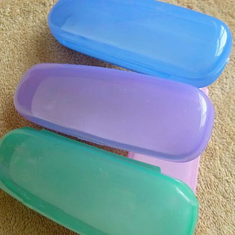 

Top Quality Transparant Eyeglasses Sunglasses Eyewear Hard Case Shell Reading Glasses Case