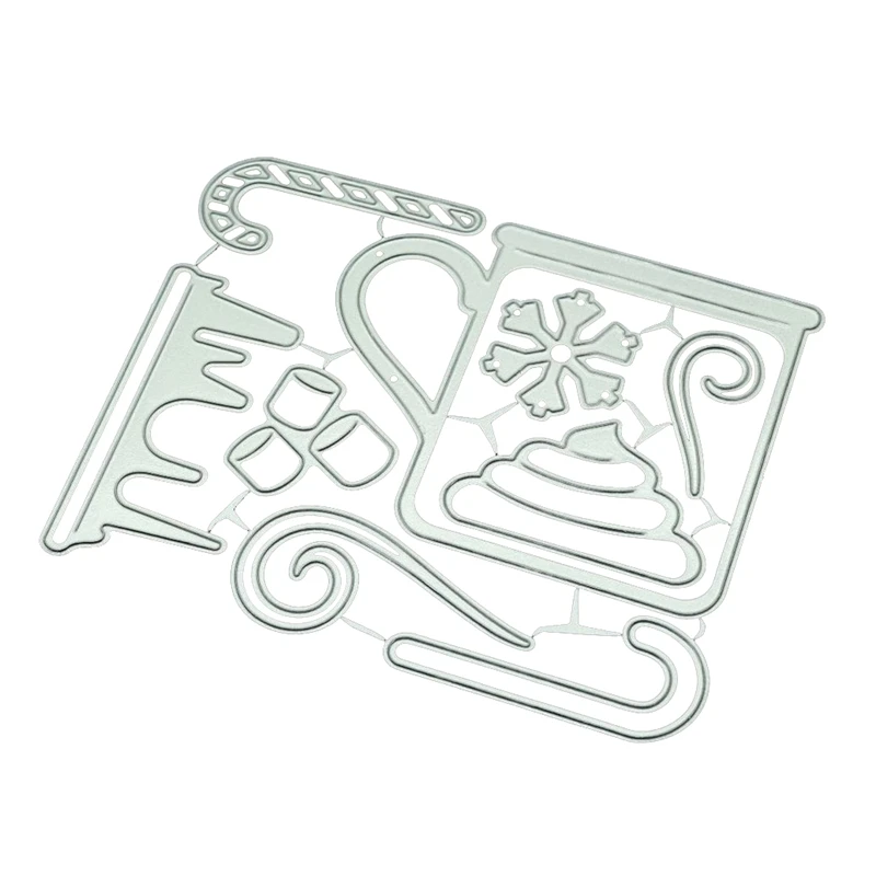 

Cup Metal Cutting Dies New 2018 Craft Stamps Die Cut Embossing Card Making Stencil Frame