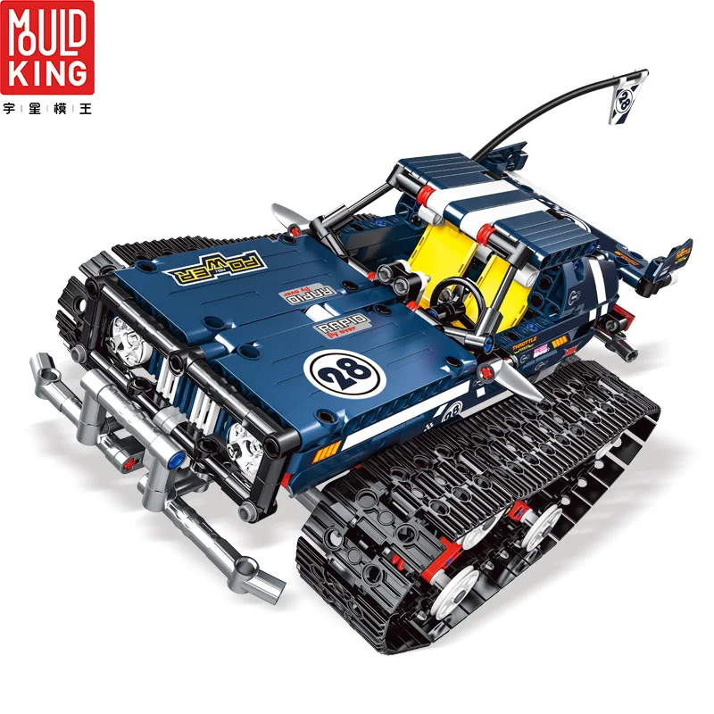 

MOULD KING 13025 Crawler Car Remote Control RC Tracked Racer Building Blocks Legoing Technic 20011 Toys Educational Gift Bricks